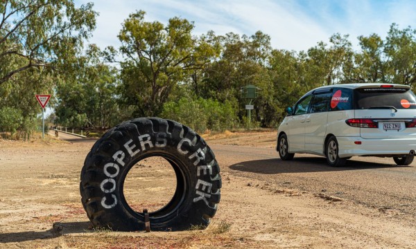 Aussie road trip Coopers Creek