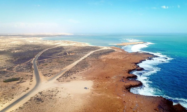 Australia scenic overview view from above