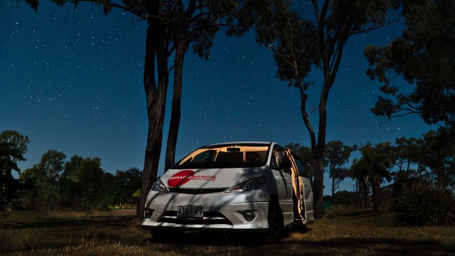 Starry Aussie night camping