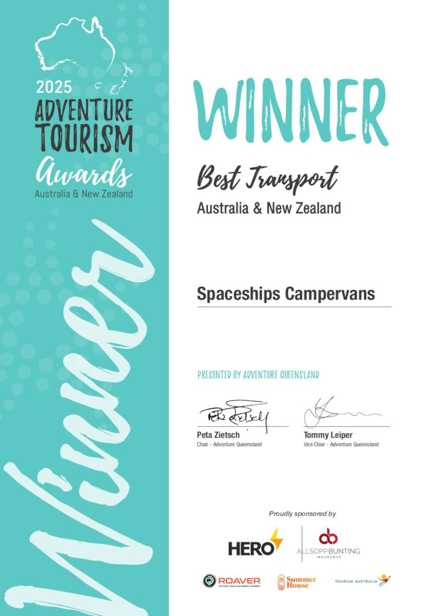Adventure Tourism Award 2025 Winner Spaceships