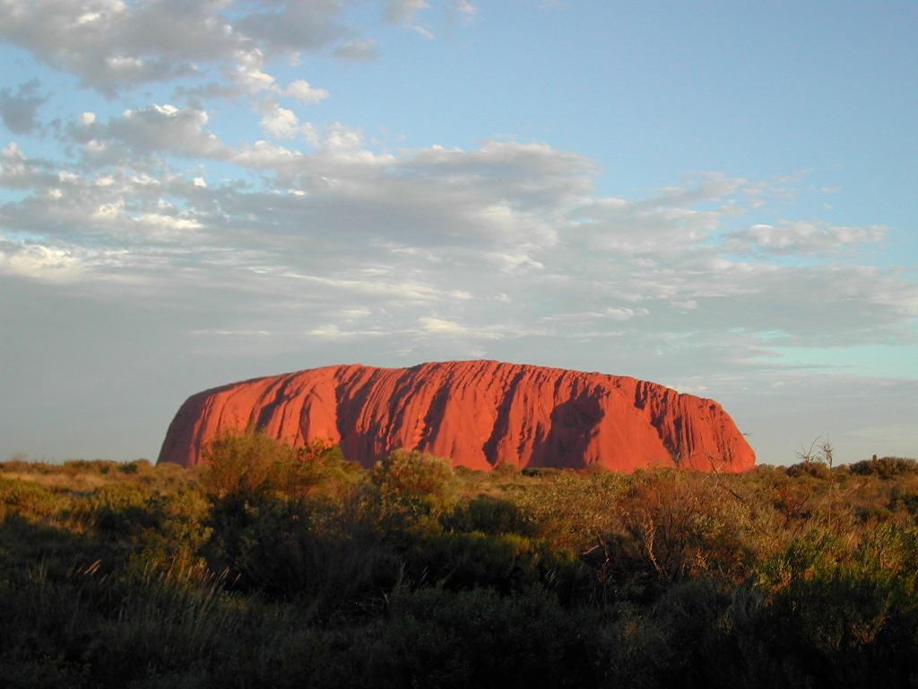 Ayers Rock at Sunset by Pete Edgeler