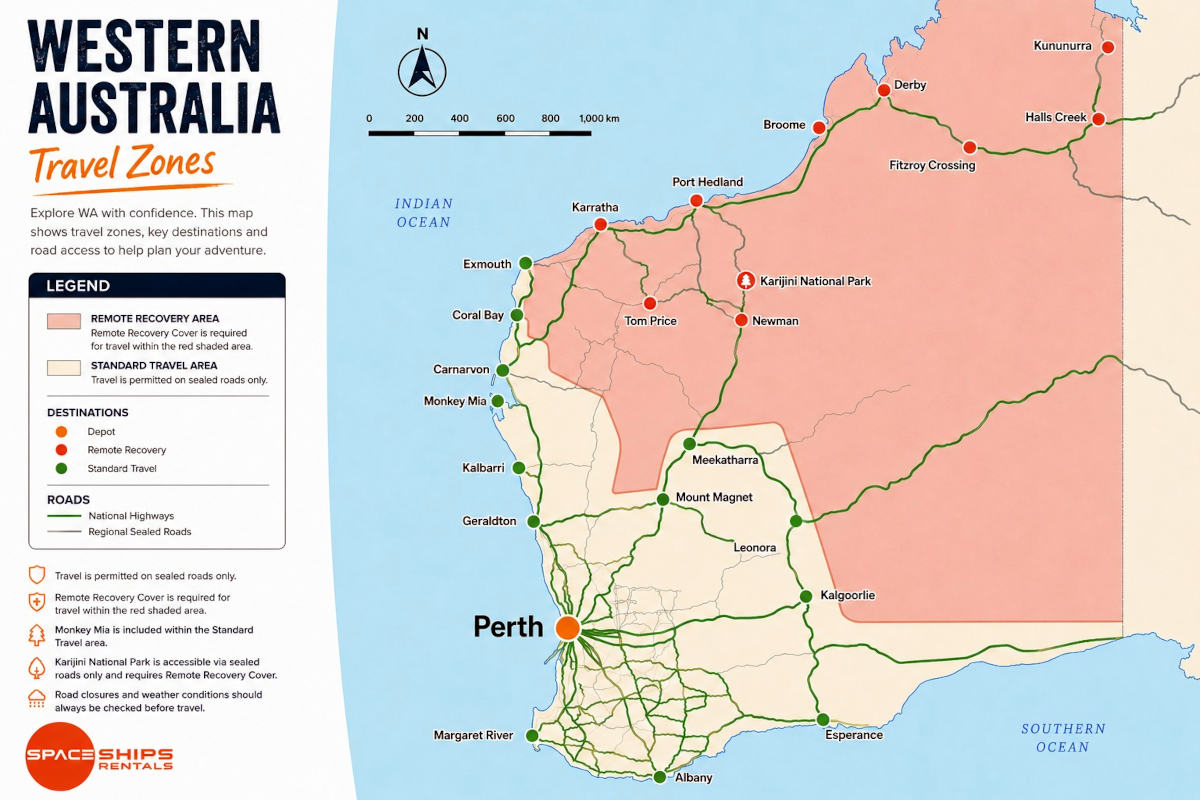 WA Travel Zones Spaceships 2026