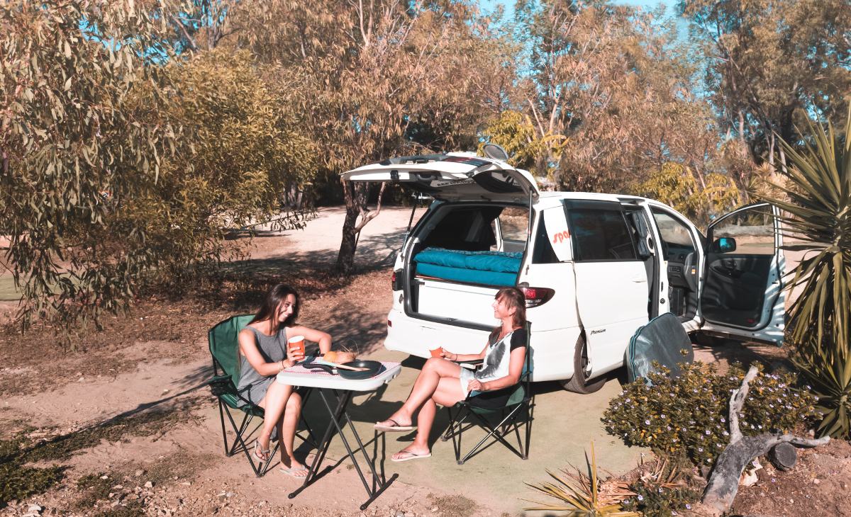 What a road trip is all about: staying at amazing and remote camping sites in Australia for campervans