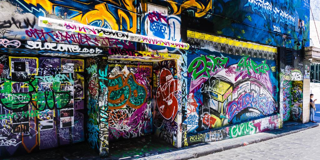 Explore the colourful side of Melbourne: street art alleys