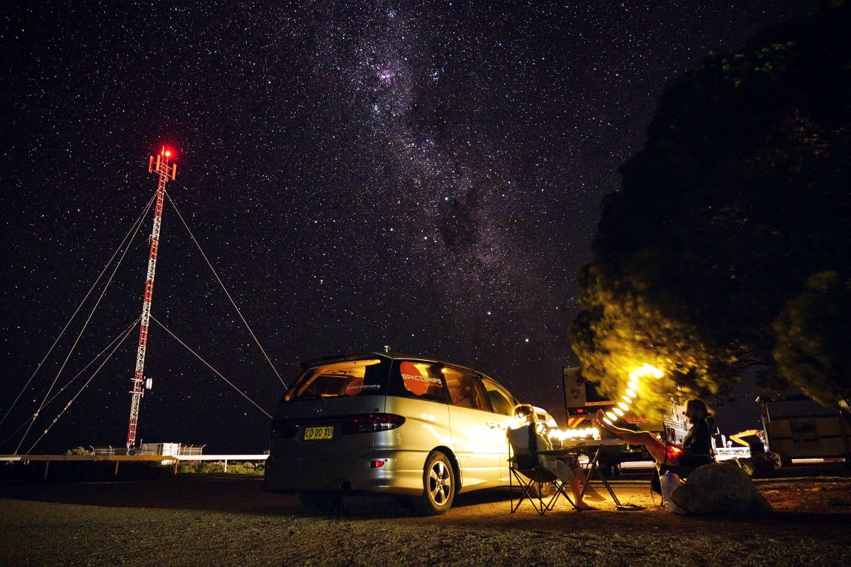 Stargazing on Australian road trip